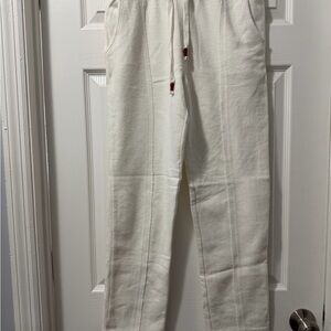 Sundance Women's Cream Drawstring Joggers